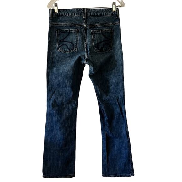 Simply Vera Vera Wang Size 6 Blue Stretch Denim Jeans Bootcut Westerncore - Picture 2 of 10